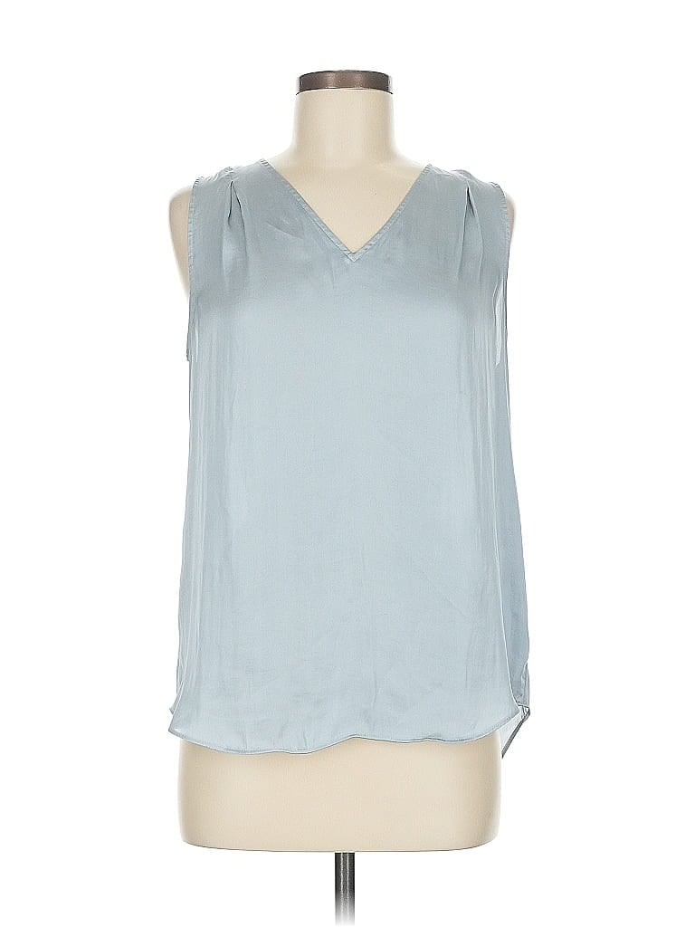 Pre-owned Banana Republic Sleeveless Blouse In Blue