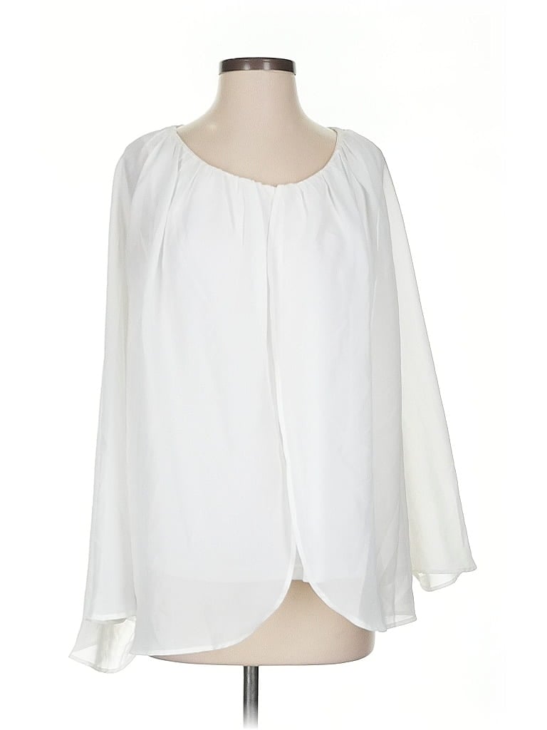 COLLEEN LOPEZ Pre-owned 3/4 Sleeve Blouse In White