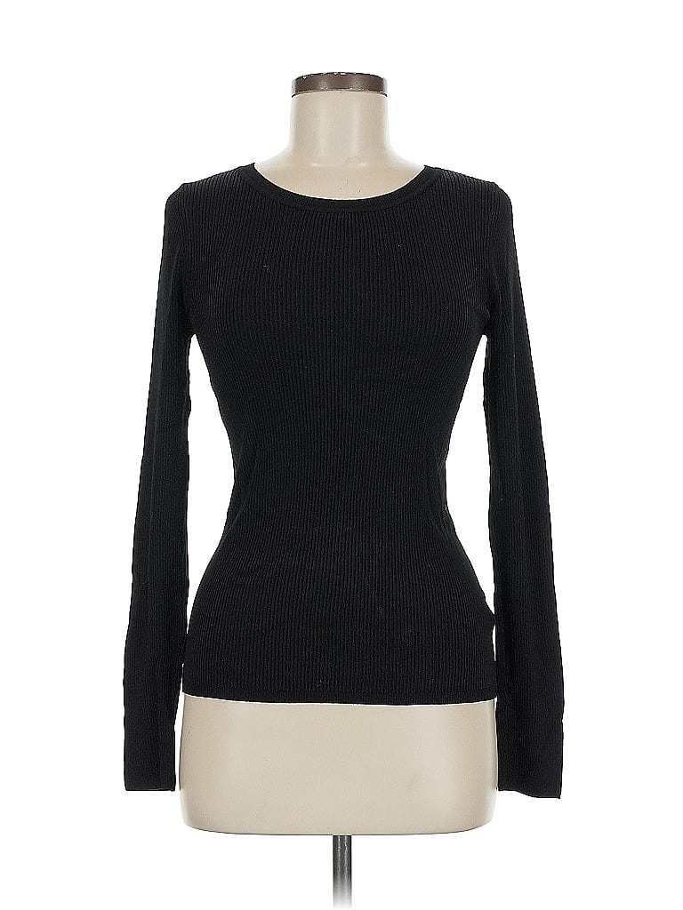 Pre-owned Express Long Sleeve T-shirt In Black