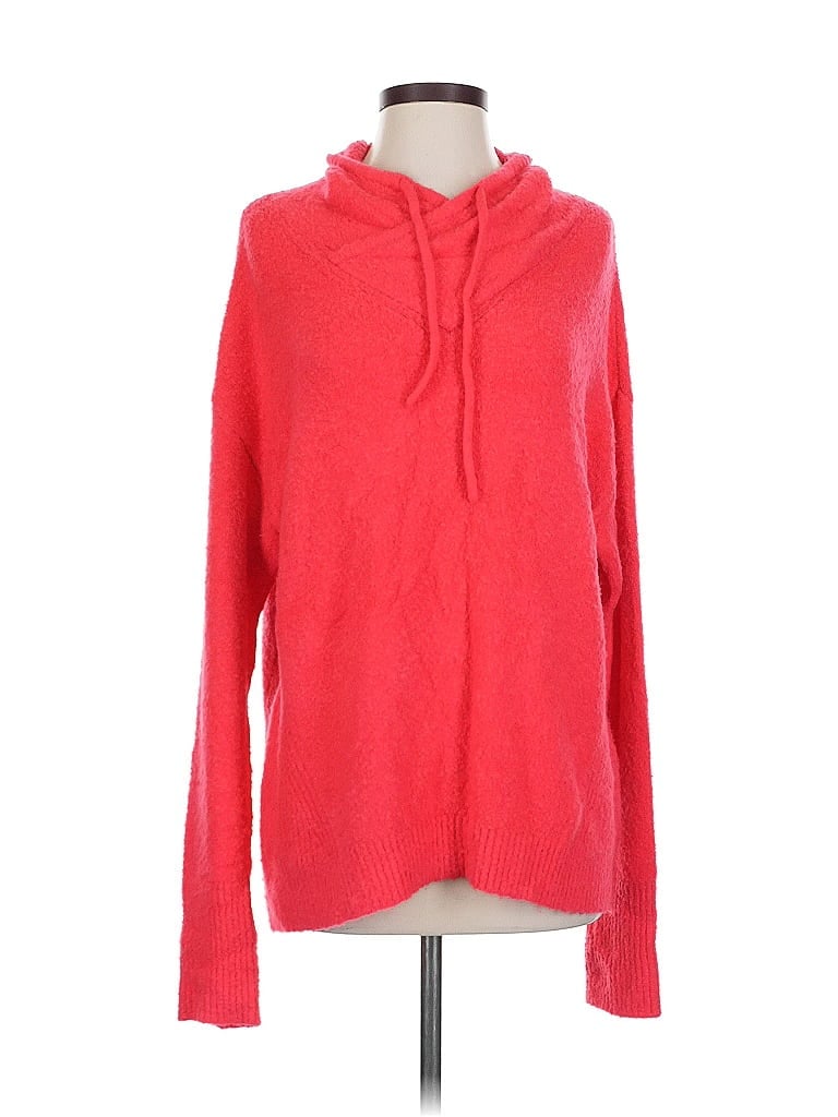 Pre-owned Lou & Grey Pullover Sweater In Red