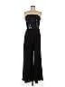 St. John 100% Polyester Black Jumpsuit Size 6 - photo 1