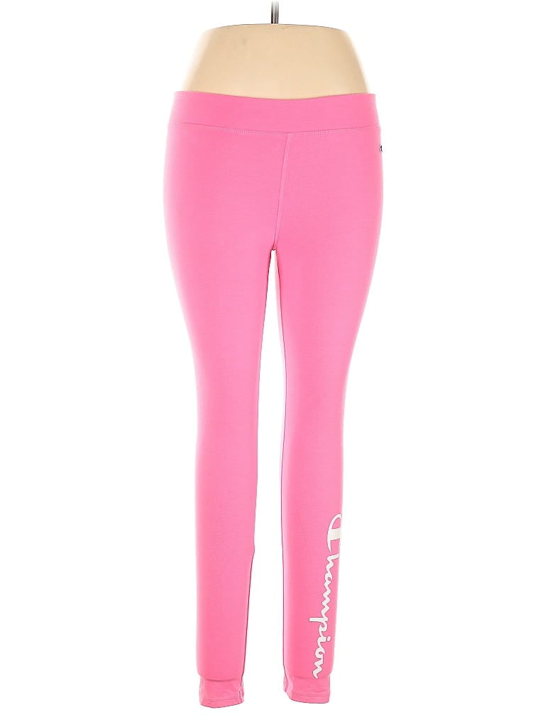Pre-owned Champion Active Pants In Pink