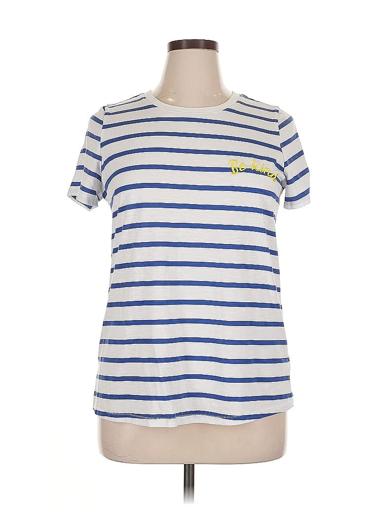 LANE BRYANT Pre-owned Short Sleeve T-shirt In Blue