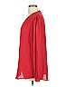 Maurices 100% Polyester Red Long Sleeve Blouse Size L - photo 5