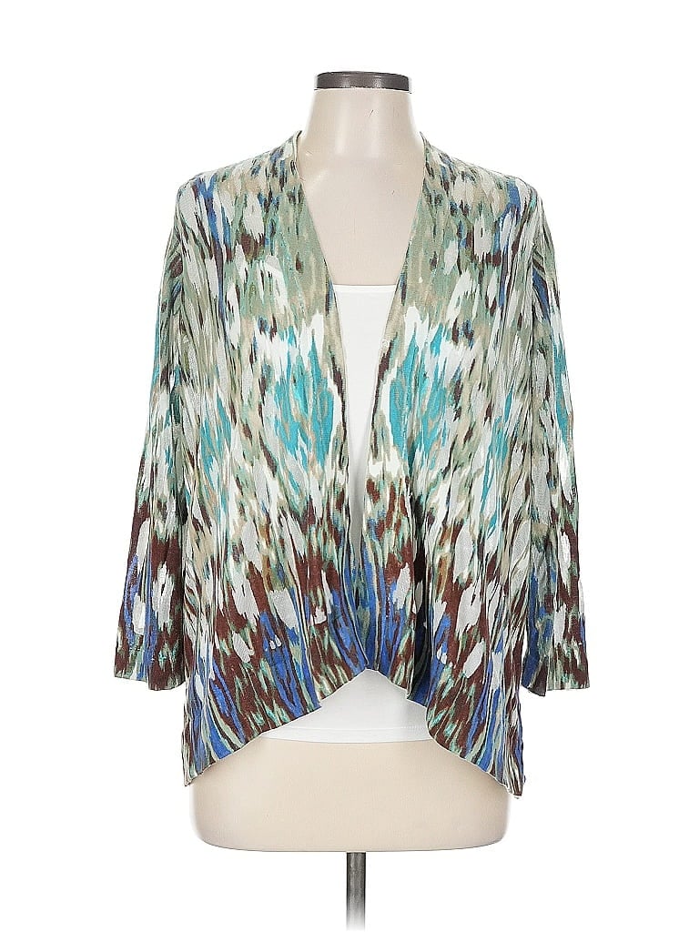 Pre-owned Chico's Kimono In Blue