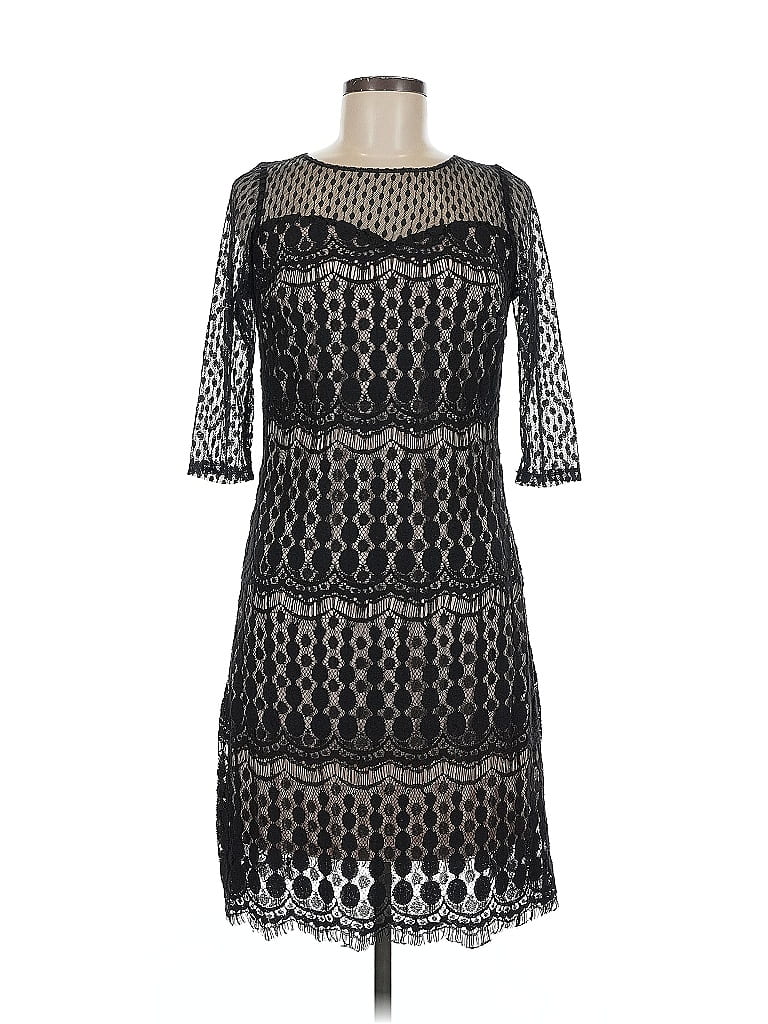 Pre-owned Sangria Cocktail Dress In Black