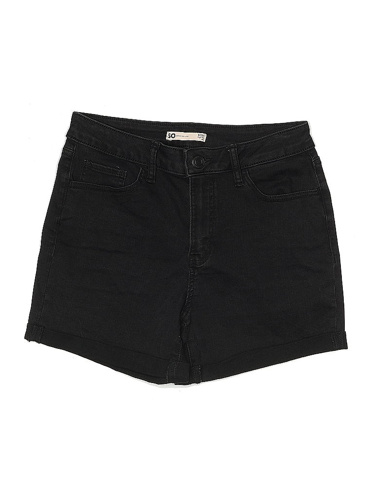 Pre-owned Sonoma Goods For Life Denim Shorts In Black