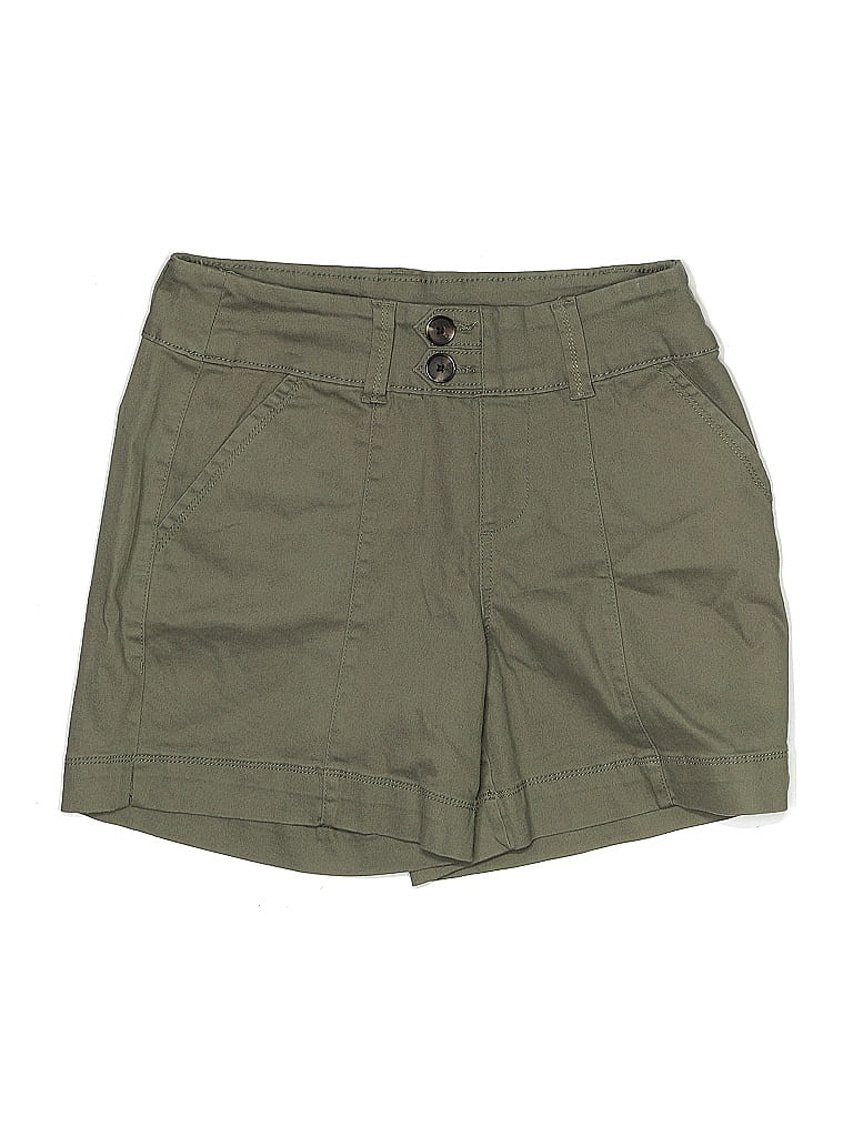Pre-owned One 5 One Khaki Shorts In Green