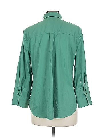 Chico's 3/4 Sleeve Button-Down Shirt (view 2)
