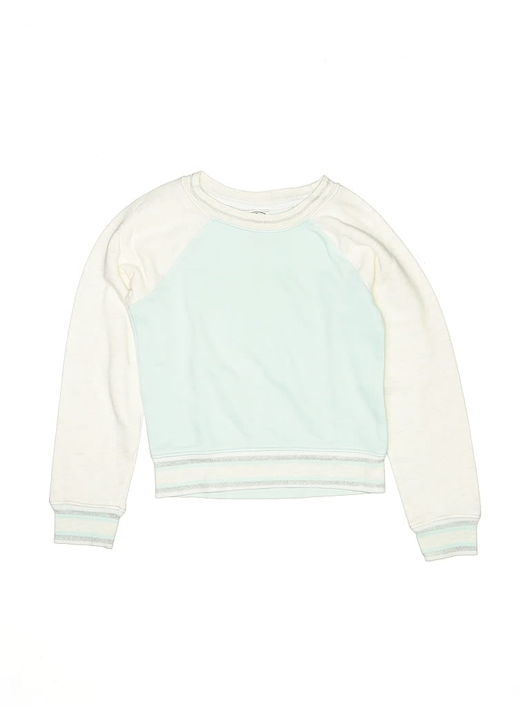 Pre-owned Athletic Works Kids' Pullover Sweater In White