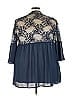 In'Voland 100% Polyester Blue Cardigan Size 24 waist - photo 2