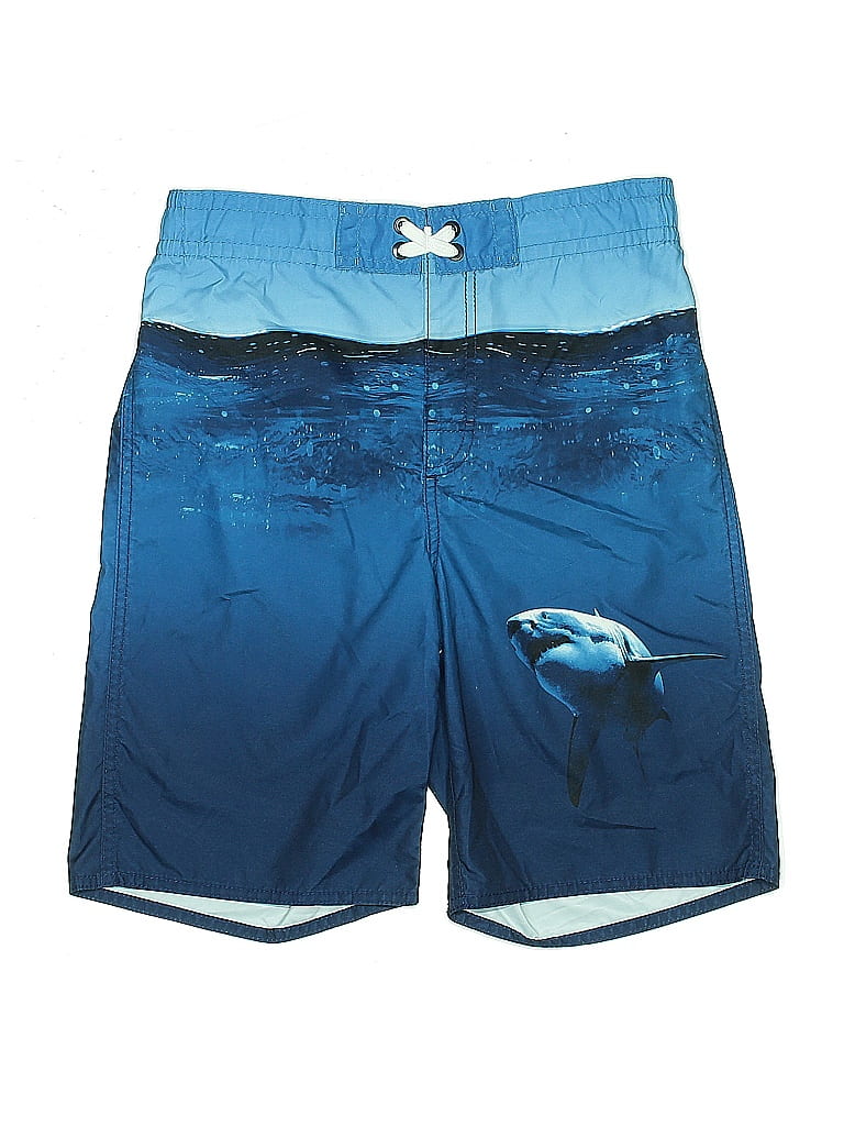 Pre-owned Old Navy Kids' Board Shorts In Blue