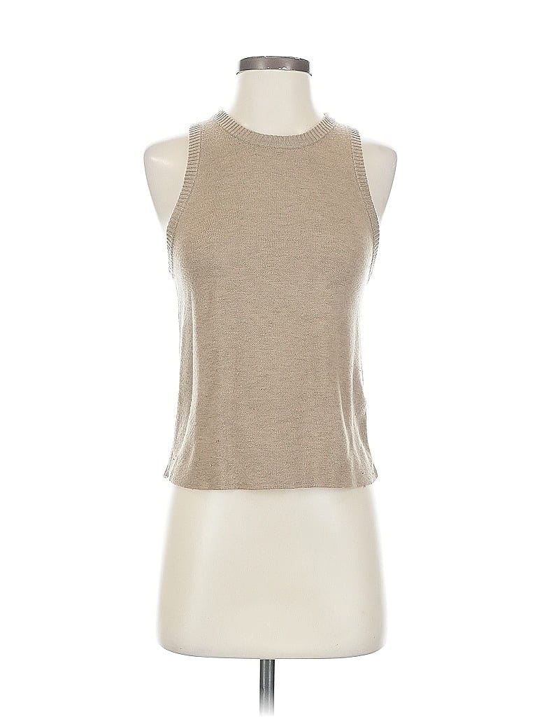 Pre-owned Splendid Sweater Vest In Brown