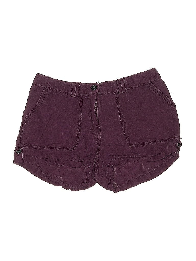 Pre-owned H&m Shorts In Burgundy