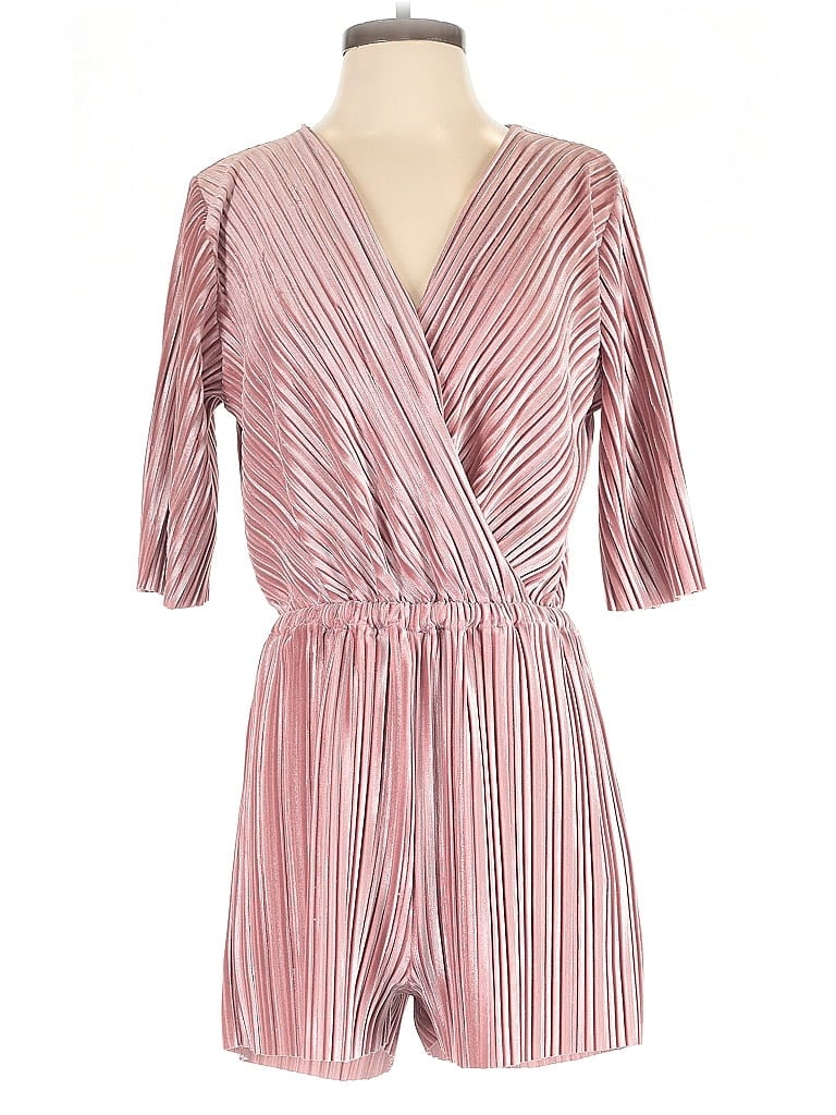 Pre-owned Blue Blush Romper In Pink