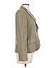 Ann Taylor LOFT Stripes Tan Wool Blazer Size 10 - photo 4