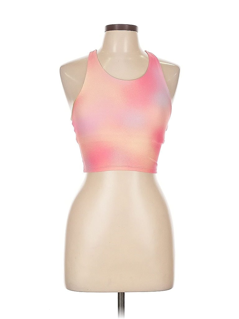 Pre-owned Active By Old Navy Tank Top Pink Halter Neckline Tops