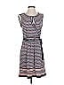 Max Studio Print Blue Casual Dress Size S - photo 1