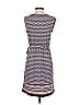 Max Studio Print Blue Casual Dress Size S - photo 2