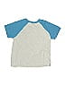 Open Edit Color Block Blue Gray Short Sleeve T-Shirt Size 7 - photo 2