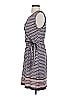 Max Studio Print Blue Casual Dress Size S - photo 5