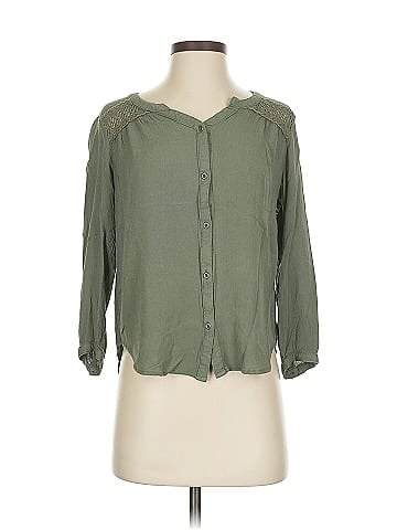 Mudd 3/4 Sleeve Button-Down Shirt (view 1)