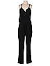 Drew 100% Polyester Solid Black Jumpsuit Size S - photo 1