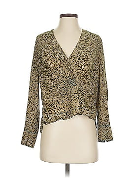 Rag & Bone Long Sleeve Silk Top