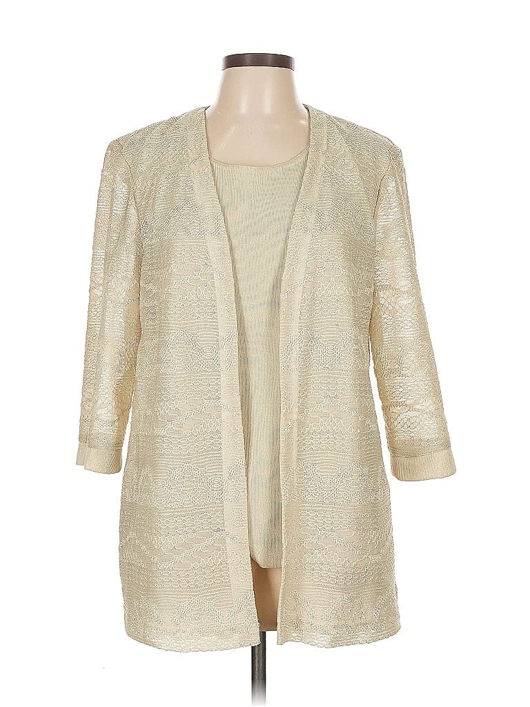 Pre-owned R & M Richards Kimono In White