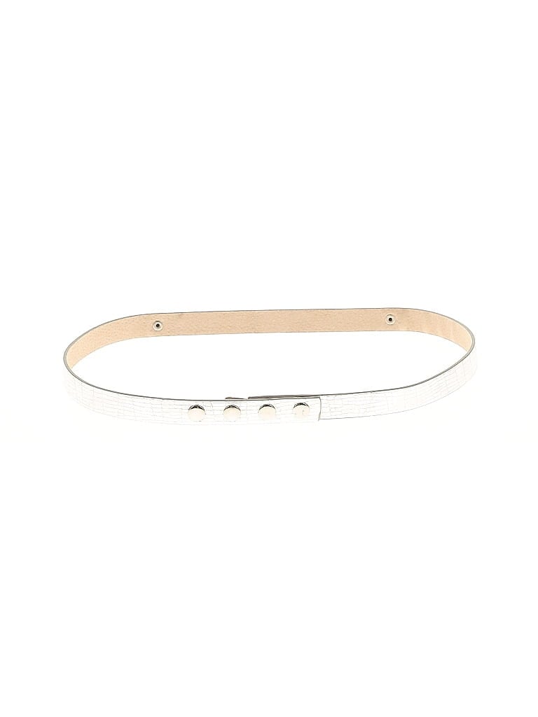 Pre-owned Unbranded Belt In Silver