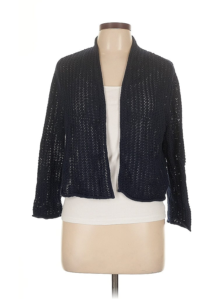 Pre-owned Jones New York Sport Cardigan Sweater In Blue