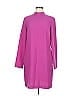 Carven 100% Polyester Solid Pink Casual Dress Size EU (FR) 40 / US 8 - photo 1