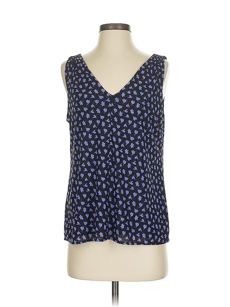 Pre-owned Cabi Sleeveless Blouse In Blue