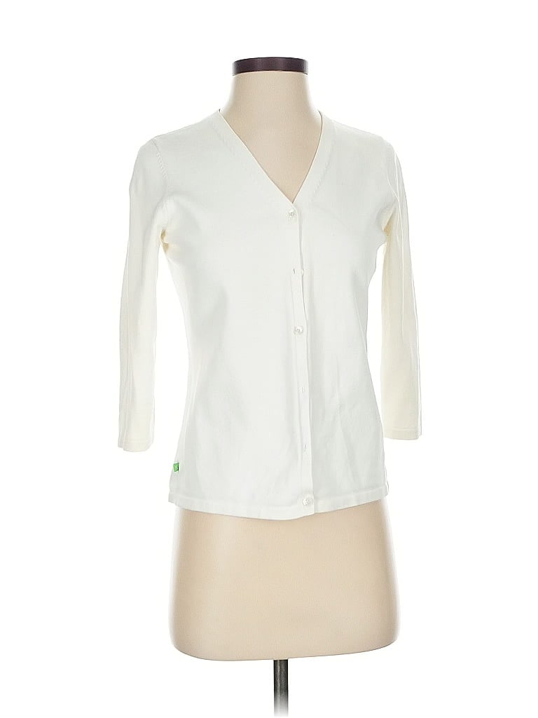 Pre-owned Polo Ralph Lauren 3/4 Sleeve Button Down Shirt In White