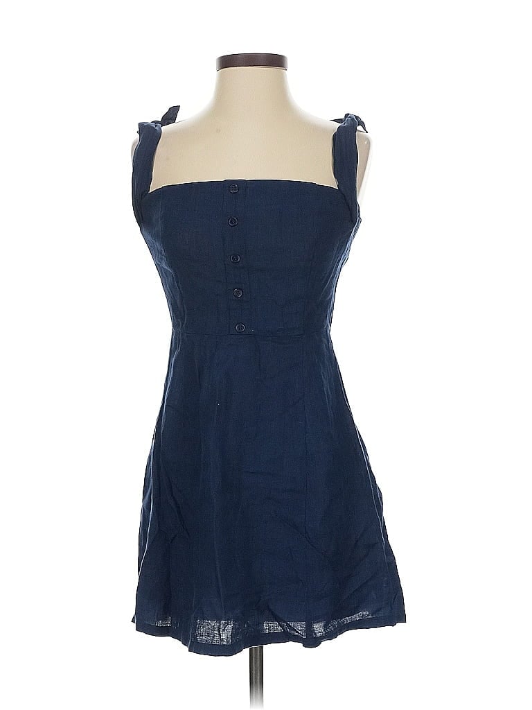 Pre-owned Reformation Casual Dress In Blue