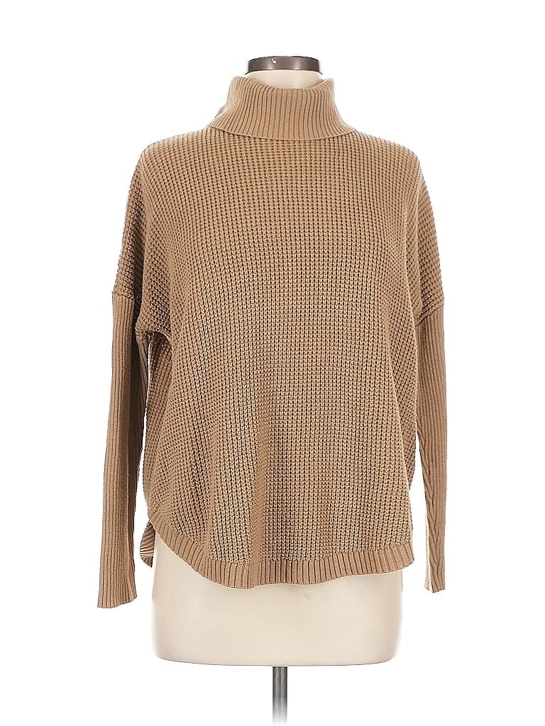 Pre-owned Michael Michael Kors Turtleneck Sweater In Brown