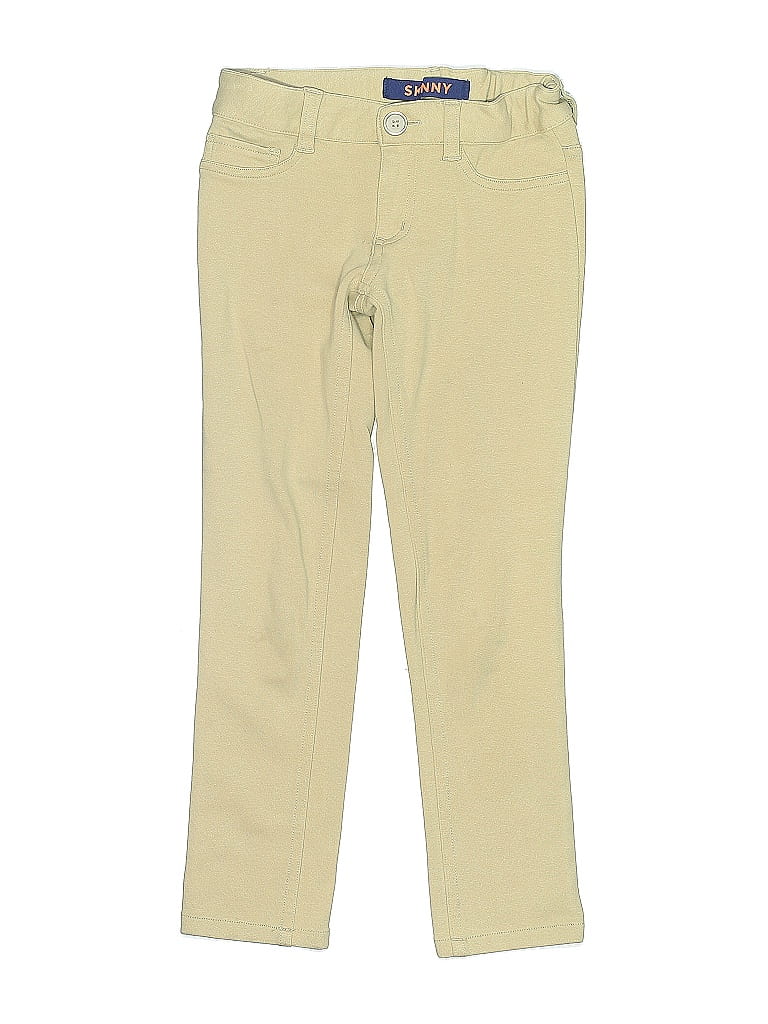 Pre-owned French Toast Kids' Khaki Pant In Yellow