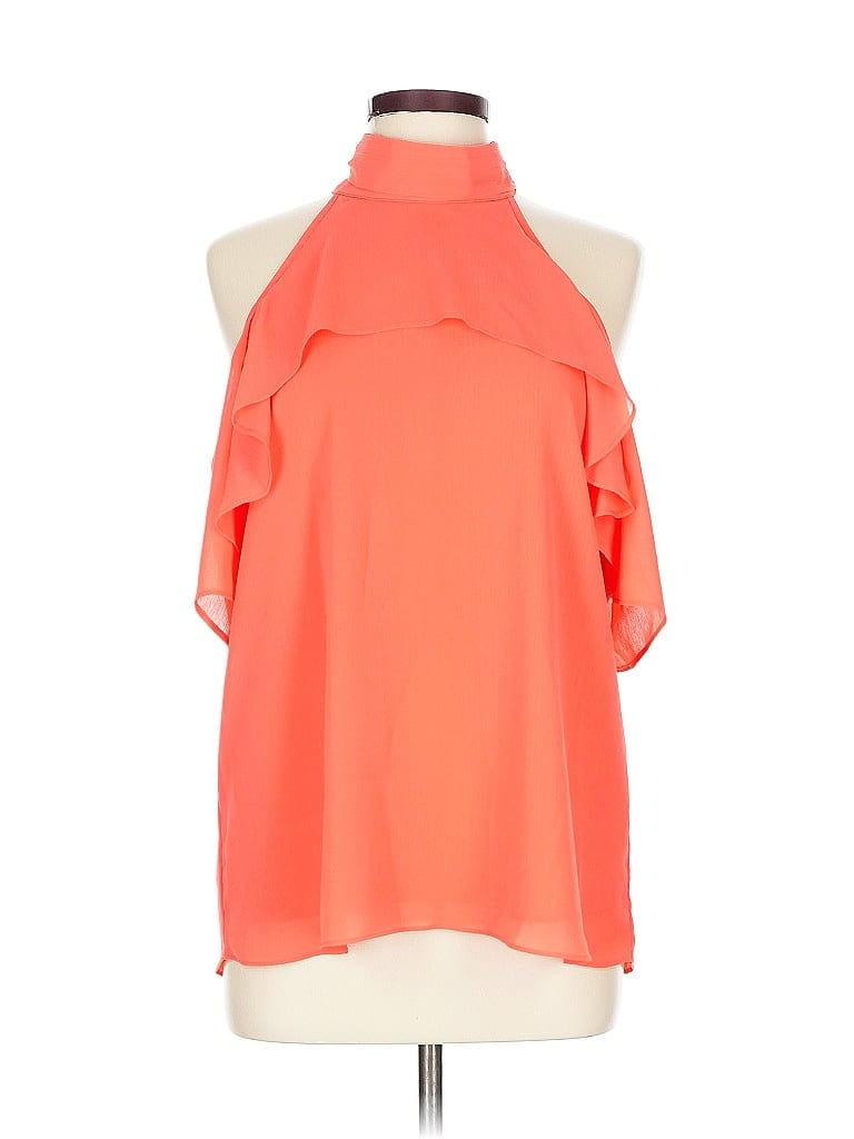 Parker Sleeveless Blouse In Orange