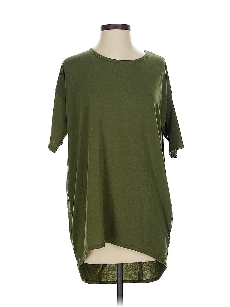 Pre-owned Lularoe Short Sleeve T-shirt In Green