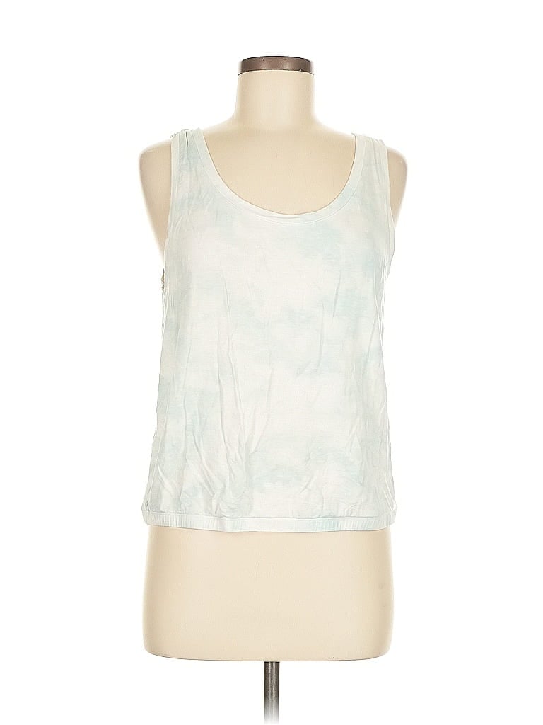 Pre-owned Ny & C Tank Top Ivory Halter Neckline Tops In White