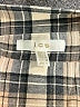 ICB 100% Cotton Plaid Gray Tan Long Sleeve Button-Down Shirt Size 6 - photo 4