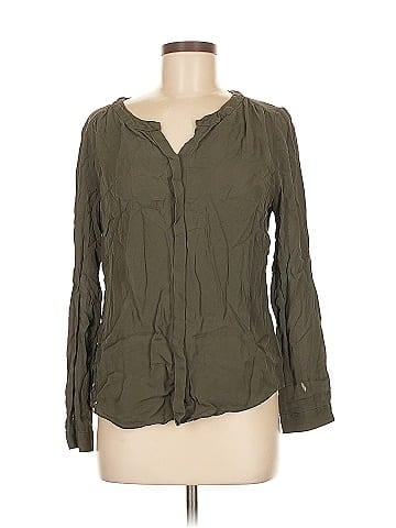 Babaton Long Sleeve Silk Top (view 1)