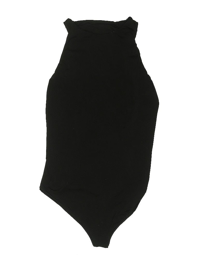 Pre-owned Victoria's Secret Pink Bodysuit In Black