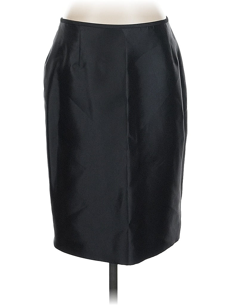Pre-owned Kasper Formal Skirt In Black