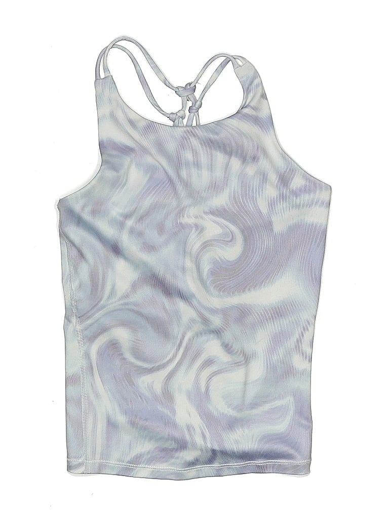 Pre-owned All In Motion Kids' Sleeveless Top Silver Halter Neckline Tops