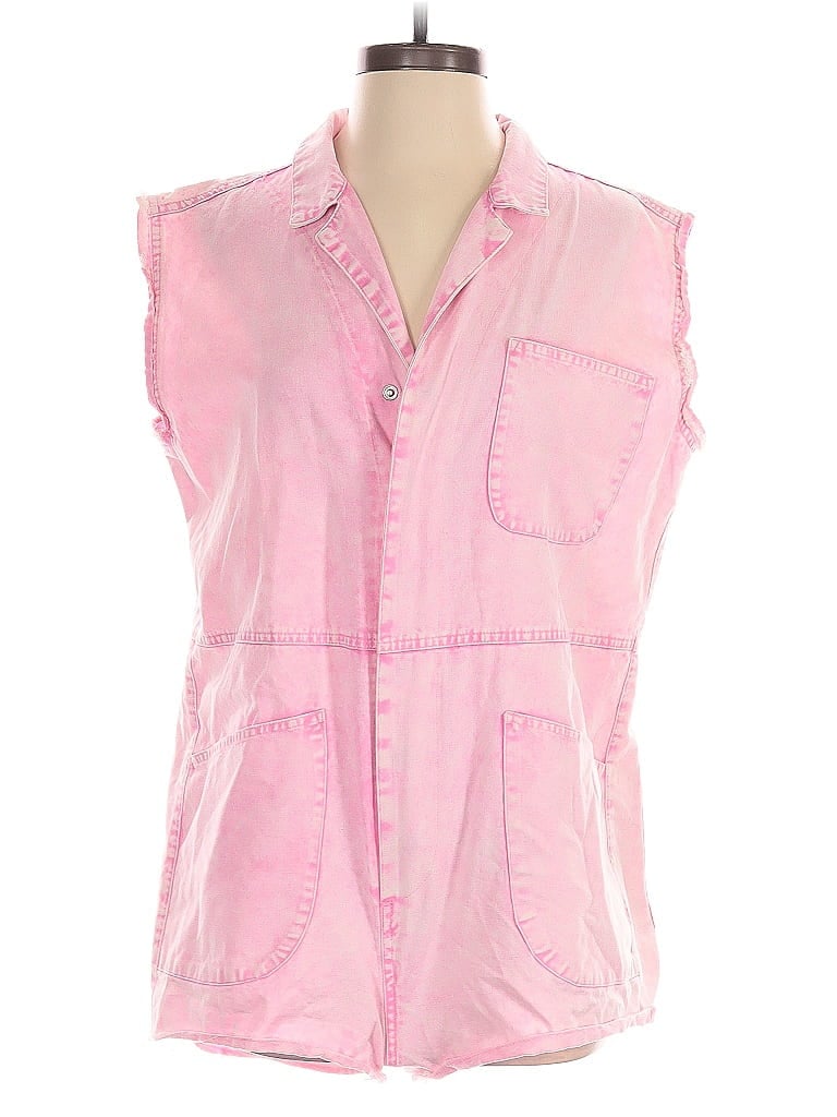 Pre-owned Day + Moon Romper In Pink