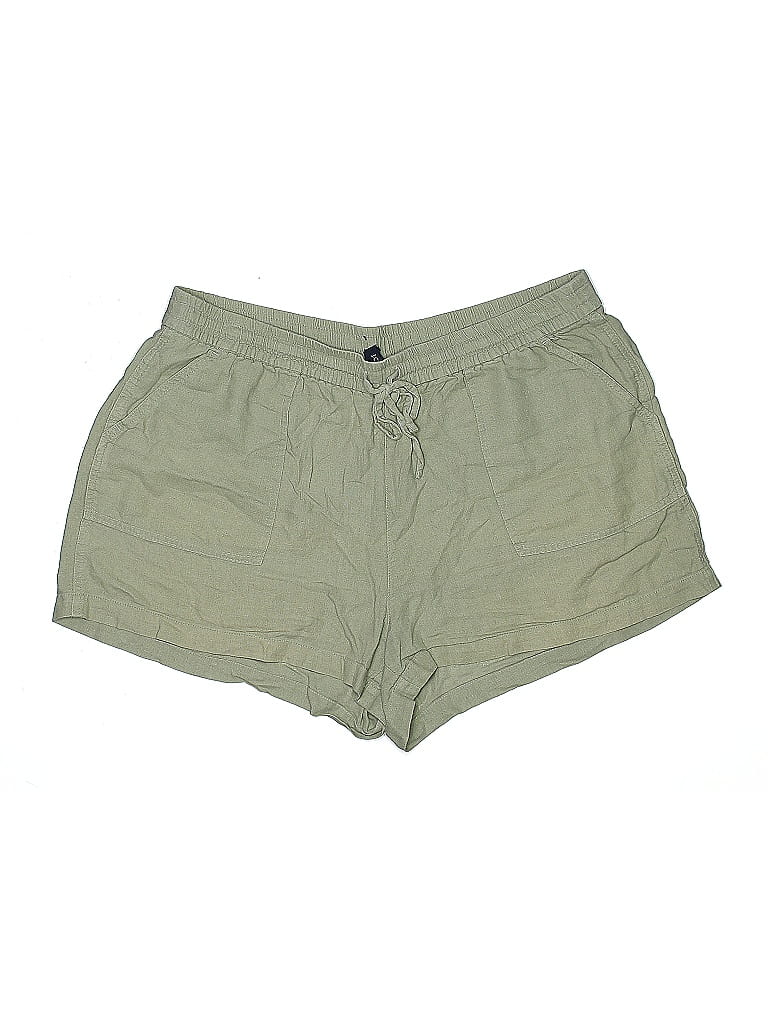 Pre-owned J.crew Factory Store Khaki Shorts In Green