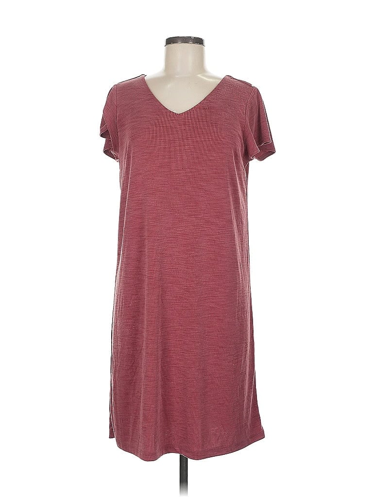 Pre-owned Sigrid Olsen Casual Dress In Burgundy