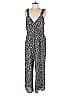 MICHAEL Michael Kors Animal Print Black Jumpsuit Size M - photo 1