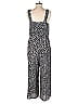 MICHAEL Michael Kors Animal Print Black Jumpsuit Size M - photo 2